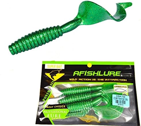 Salty Soft Fishing Lure Twisted Tail Soft Worm Curly Tail Soft Maggots Soft Grub Fishing Baits