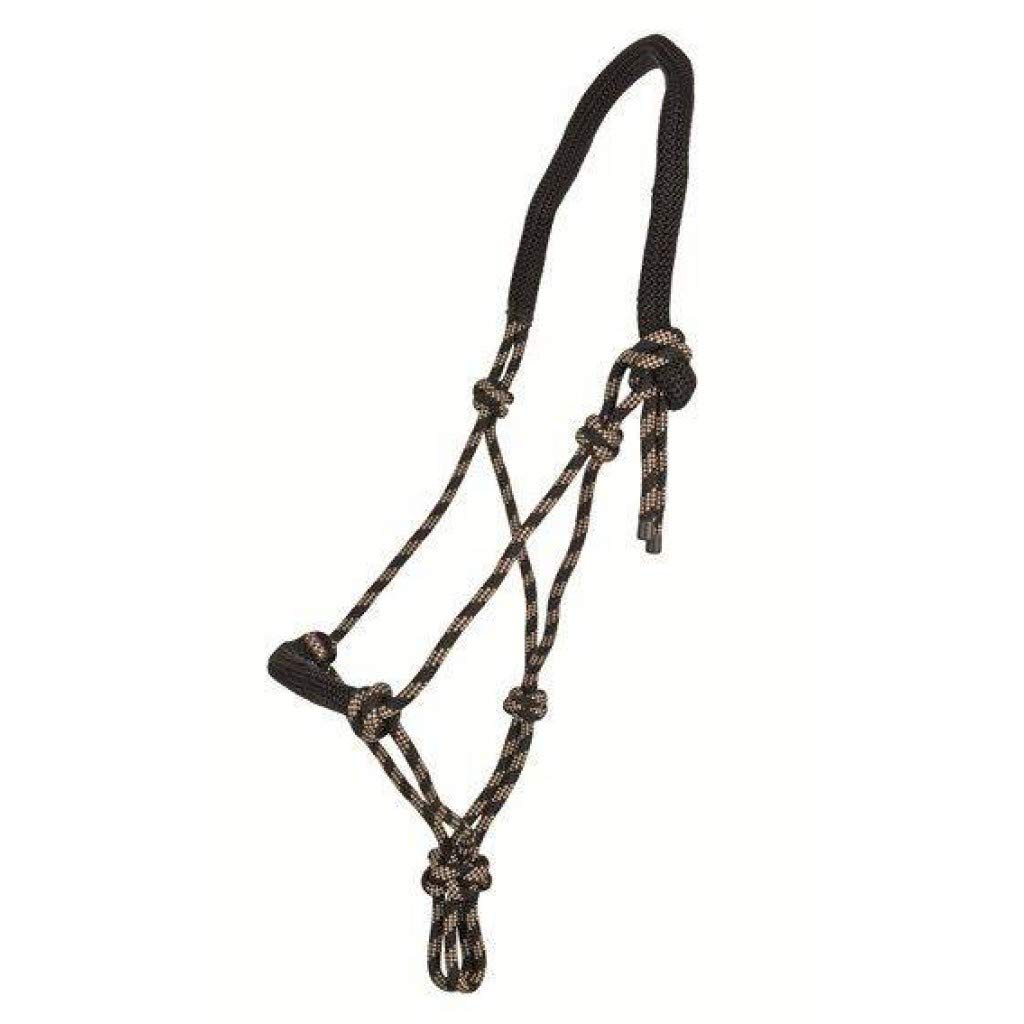 HKM Halter-14009125.0953 Schwarz/Beige Warmblut