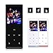 MYMAHDI Music Player, 8GB with Bluetooth MP3 Player Hi-Fi Sound 60 Hours Playback, Portable Audio Player Expandable Up to 128GB (Black)