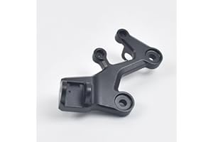 ZOOM TECH Front Foot Rest Pedal Peg Bracket Compatible with Kawasaki 2019-2023 Z400, 2018-2023 Ninja 400 (Right Side)