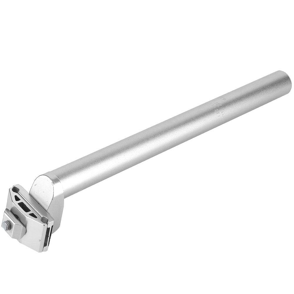 ycle Post ,25.4*300MM Mountain Road Bike Shockproof ycle Saddle Post Tube post(Silver)