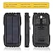 KOJOTON Solar Charger, 22500Mah Solar Phone Charger Waterproof Portable External Battery Pack Dual USB Solar Power Bank with 2 Flashlights for iPhone and Other Smart Devices