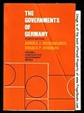 Front cover for the book The Governments of Germany by Arnold J. Heidenheimer