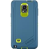 Otterbox Samsung Galaxy Note 4 Defender Series Case with Belt Clip Holster - Retail Packaging - Citron/Water