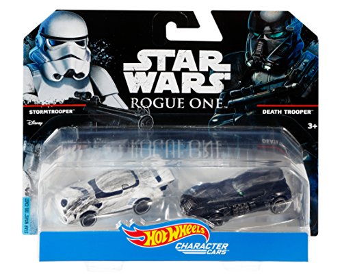Hot Wheels Star Wars Rogue One Character Car Storm Trooper vs. Death Trooper 2-Pack