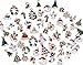 Yonune Birsppy Hibery 57 Pcs Christmas Charms