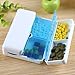 LazyMe White Pill Box, Pocket Size, 7 Divided Compact Case, 1 Pack (White)