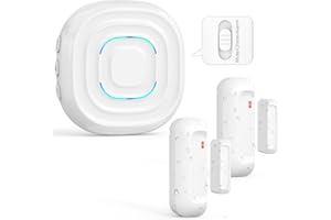 SanJie Door Entry Chimes for Business/Home/Office/Store,Door Open Alert with 2 Ring Duration Modes,30 Chimes,Silent-110dB,500