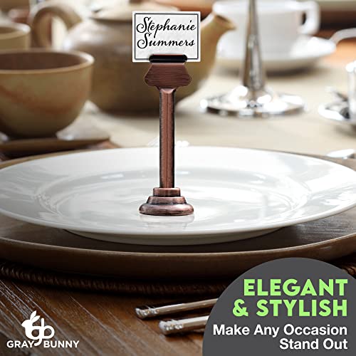 Place Card Holders, Tabletop Menu Holder, HarpClip Number Recipe