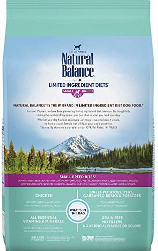 natural balance chicken and sweet potato small bites