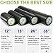 Yes4All High-Density Foam Roller for Back Pain Relief, Yoga, Exercise, Physical Therapy, Muscle Deep Tissue Massage 12-18-24-36 (36 inch, Black)
