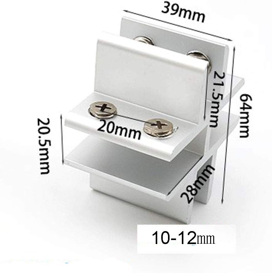 Set of 4 NUZAMAS Cross Shape Glass Clamps, Glass-to-Glass Holder, Connecting Glass Clamp On 4 Sides Panels, Shower, Tables - Image 4