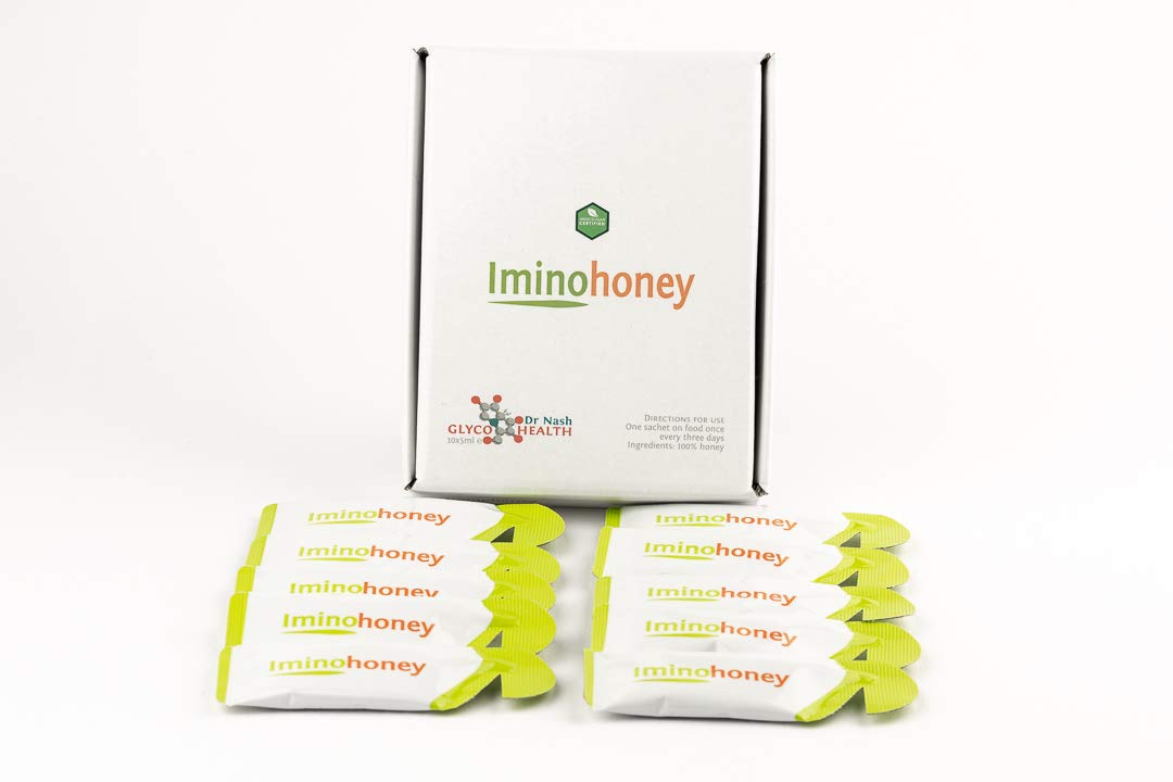 IminoHoney, great taste and the only honey with a natural iminosugar added by the bees