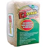 EZ-Straw Seeding Mulch with Tack - Biodegradable Organic Processed Straw - 2.5 CU FT Bale (covers up to 500 sq. ft.) (2 Pack)