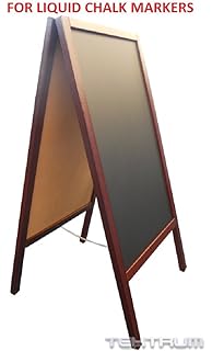 A-Frame Antique Sidewalk Menu Chalkboard Easel (Signworld Canada ...