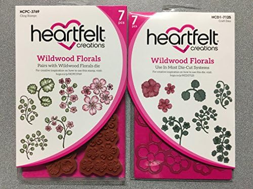 Heartfelt Creations Wildwood Cottage Collection Wildwood Florals Stamp and Die Bundle