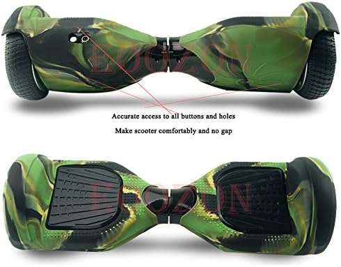 Silicone Jelly Case Cover 6.5inch Classic Hoverboard,Self balance Scooter Case (Camo) - Eoozon