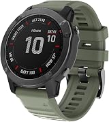 ISABAKE 26mm QuickFit Silicone Watch Strap for Garmin Fenix 7X 6X 5X Enduro view 7