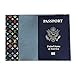 Fashion passport covers luxury stylish travel ID holder eco leather