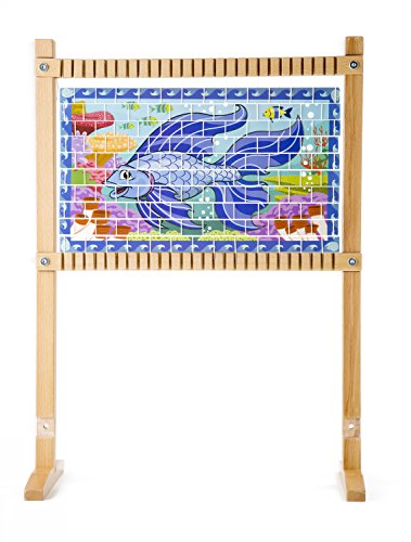 Melissa & Doug Wooden Multi-Craft Weaving Loom: Extra-Large Frame (22.75 x 16.5 inches)