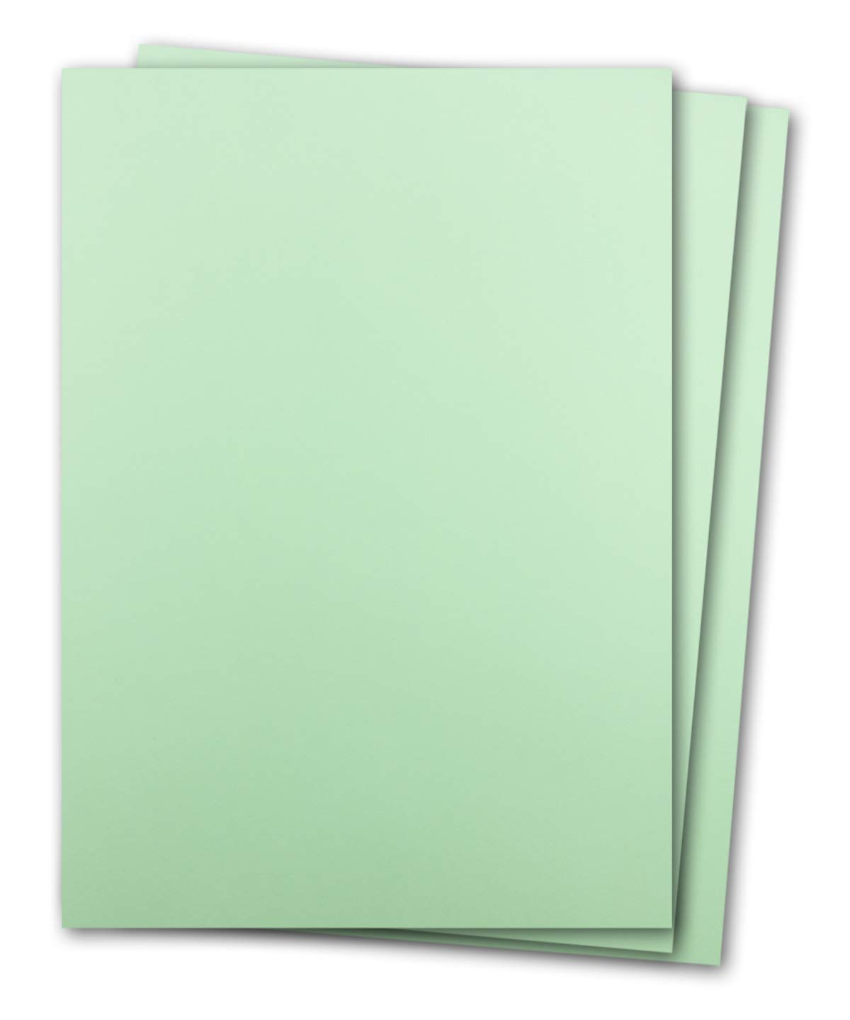 Glüxx Agent 50 sheets of construction cardboard DIN A4 Mint Green Light Green 240 g/m² Thick craft cardboard 21.0 x 29.7 cm Cardboard for crafting for photo album menu card Printable DIY be creative