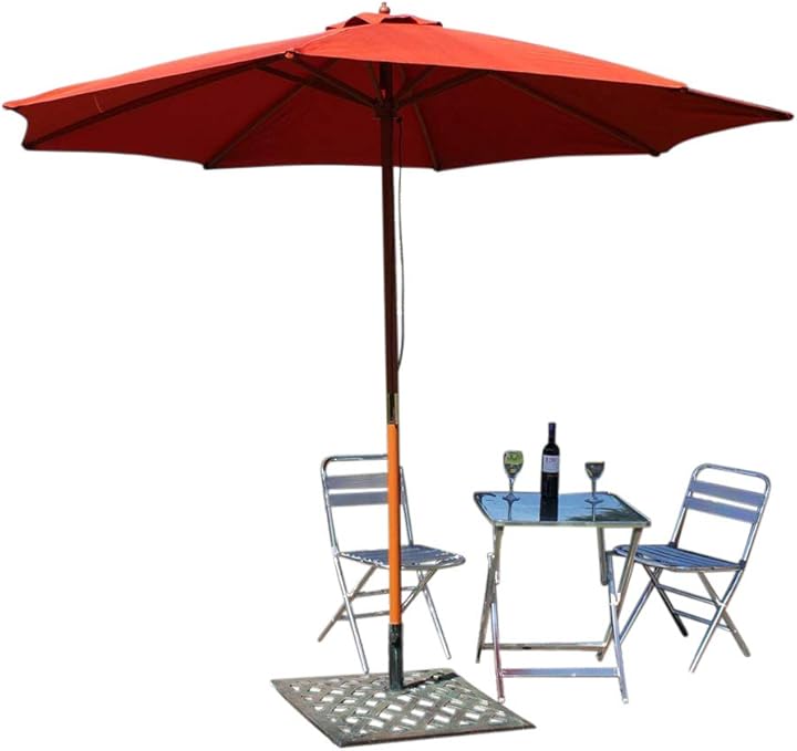 Olive Grove Garten-Sonnenschirm, Breite 3 m, in Terrakotta: Amazon.de