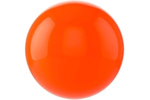 KOIUGAYK Gazing Globe Decor Ball, Hollow Gazing Ball, Seamless Stainless Steel Polished Reflective Smooth Mirror Garden Sphere Globe, Props of Photography, Garden Home Decor (Orange, Dia: 12 inch/30cm)