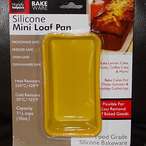 Handy Helpers Food Grade Silicone Bakeware Mini Loaf Pan Baking Mold