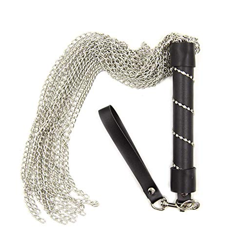 Adult Game Metal Chain Fun Whip Spanking Paddle Flogger Fun Toys for Couples New Novelty Gift