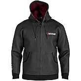 STORMR Men's Swell Neoprene Waterproof Windproof Fleece-Lined Oversized Weather Hoodie