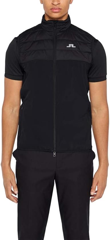 J Lindeberg Winter Hybrid Lux Golf Vest 19 Black X Large Amazon Co Uk Sports Outdoors