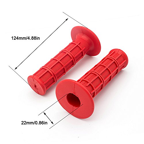 FXCNC Racing Universal Dirt Bike 7/8" Motorcycle Hand Grips Handlebar End Cap Plug Slider Standard Bars For HONDA CRF150F CRF230F CRF250F CRF450F Kawasaki Suzuki Yamaha YZ125 YZ250 YZ426F 450F