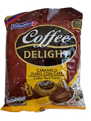 Colombina Coffee Delight Hard Candy / Caramelo De Cafe 50 Pieces 2 Pack
