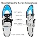 Carryown Light Weight Snowshoes Snow Shoes Set for Adults Men Women Youth Kids Boys Girls with Trekking Poles and Carrying Tote Bag, 14
