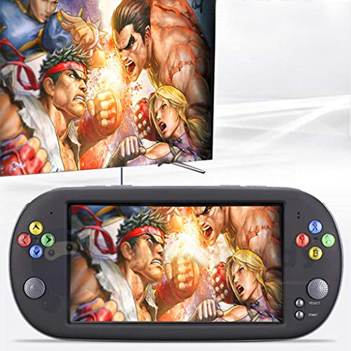 Binory Portable Handheld Game Video Game Console 7 Inch Built-in 16G for GBA NES Games,Multi-Function Handheld Entertainment Game Player,Birthday for Teens Children