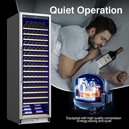 Velivi Upgraded 24 Inch Wine Cooler Refrigerator, 190 Bottles Wine