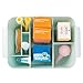 mDesign Baby Nursery Storage Organizer Bin for Medicine, Thermometer, Nasal Aspirator, Washcloths - Mint