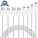 iPhone Charger Eashion Lightning Cable 4Pack 3FT+3FT+6FT+10FT Fast Charger Cord Compatible with iPhone 8 8PLUS X 7 7Plus SE 5 6 6sPlus iPad Mini Air Pro iPod-White