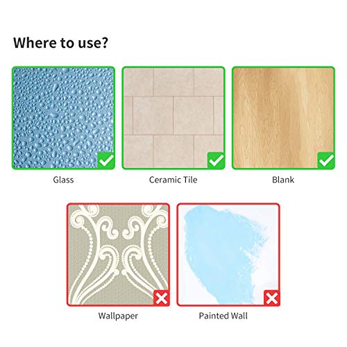 6 SMARTAKE+Stainless+Bathroom+Adhesive+Organizer