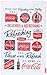 Red White and Coke Kitchen Linen Set - 2 Mitts and Terry Tea Towel