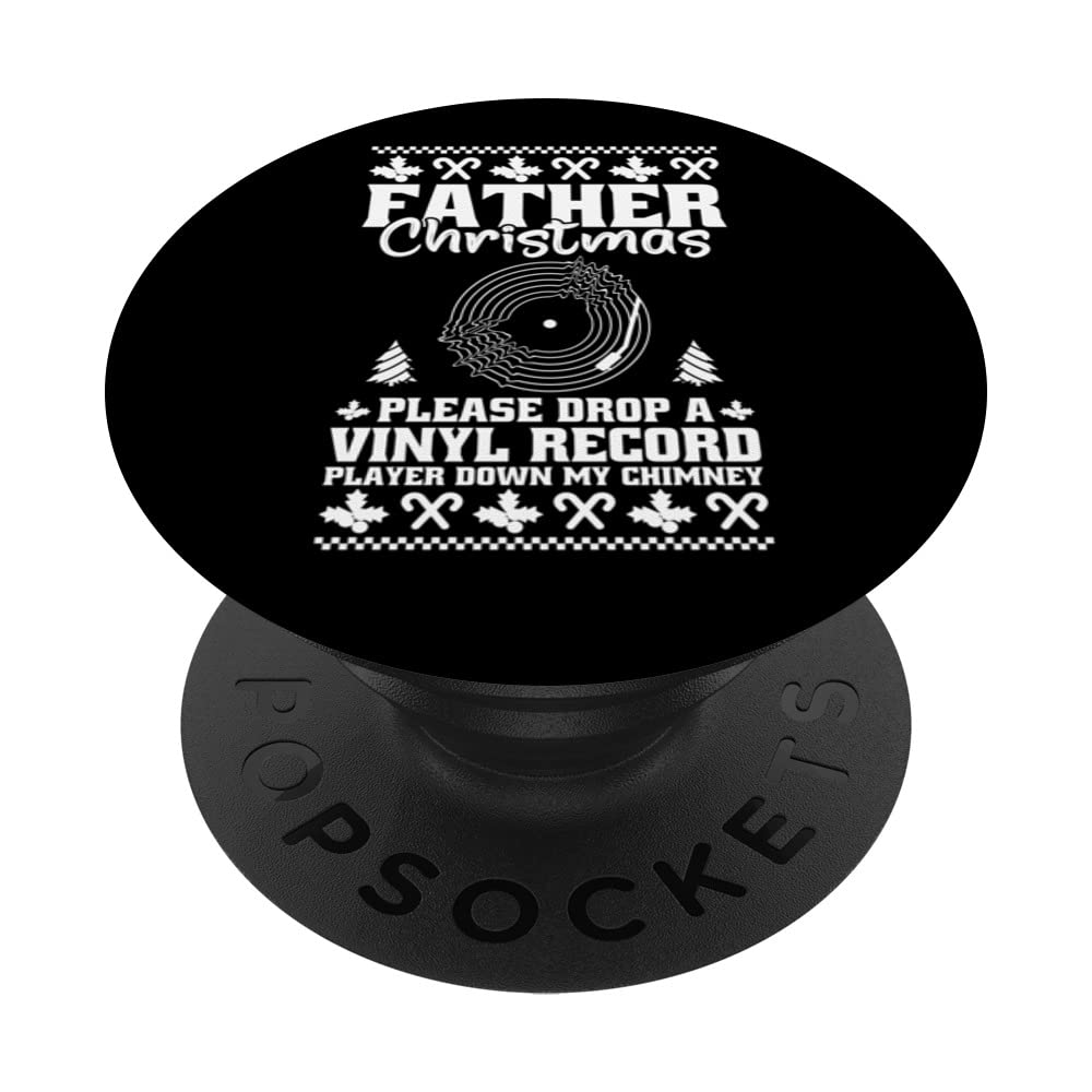 Vinyl Xmas Disc - Lp Record Vinyl Christmas PopSockets Swappable PopGrip