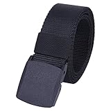 ROFIFY Mens Nylon Canvas Military Tactical Style Belt Plastic Buckle Web Belts