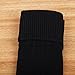 JET-BOND(TM) FS03 Thick Wool Woolen Cashmere Knitting Thigh High Knee Socks Warm Stockings (Thick Black)