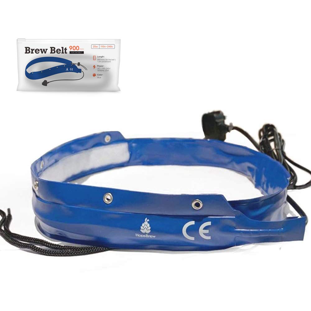 Home Brew Heat Heating Belt Pad for Beer Wine Spirits fermenter+ sticker on thermometer