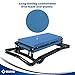 Ebung Garden Kneeler and Seat - Effective Knee Cushion That Transforms to Seat for Convenient Resting - Flip up Side Down 2-in-1 Design - Includes Tool Pouch - Sturdy Build Gardeners Foldable Kneeler