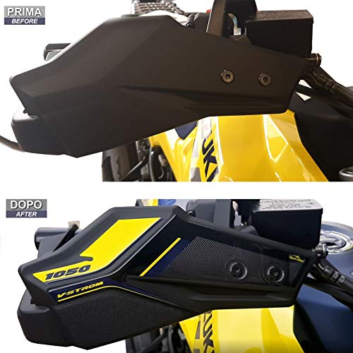 Resin Bike Motorfietsstickers, compatibel met Suzuki V-Strom 1050 V en XT ABS 2020, handbescherming tegen stoten en… - Image 4