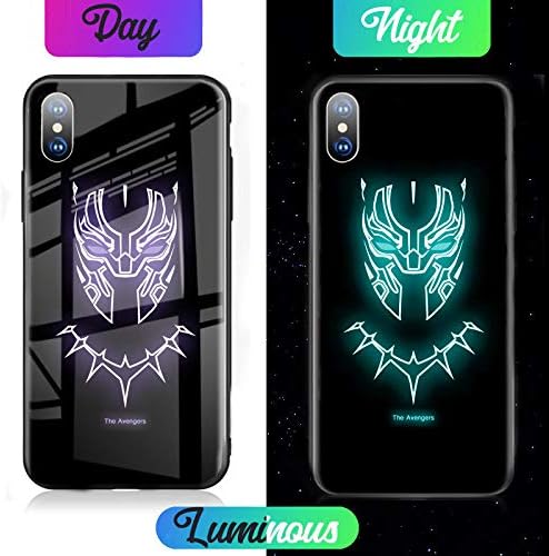 Ask IphoneXs Max, Fashion Case Luminous Glass (Panther)