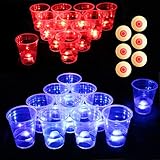 Six Senses Media The Dark Beer Pong Set,Beer Pong