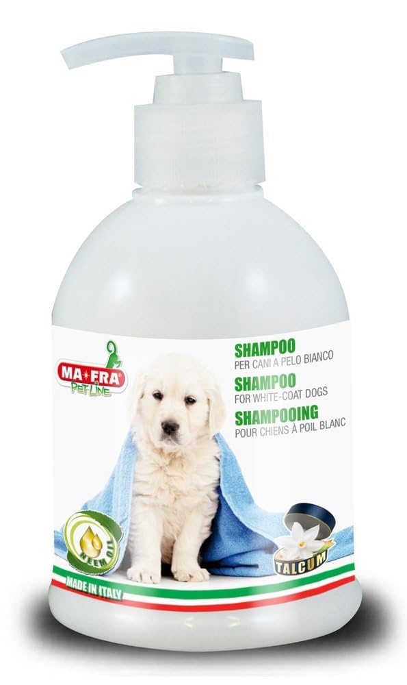 AMICO MIO Shampoo for White Haired Dogs with Neen Oil