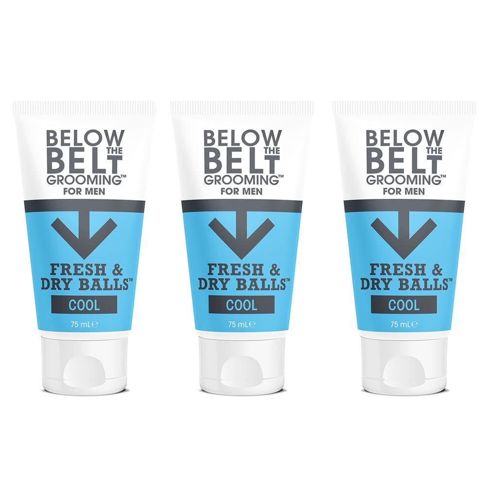 Below The Belt Fresh and Dry Balls 75ml (3x75ml, Cool)